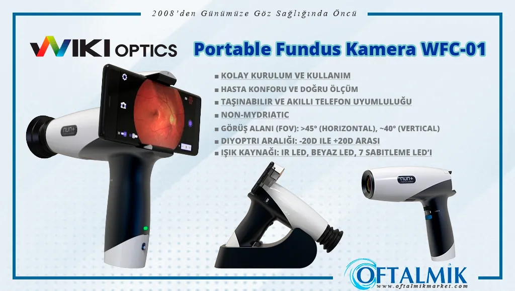 WikiOptics Taşınabilir Fundus Kamera WFC-01